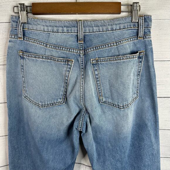 Ramy Brook Womens size 26 Rosie Distressed Boyfriend Embroidered Jeans - Picture 8 of 11